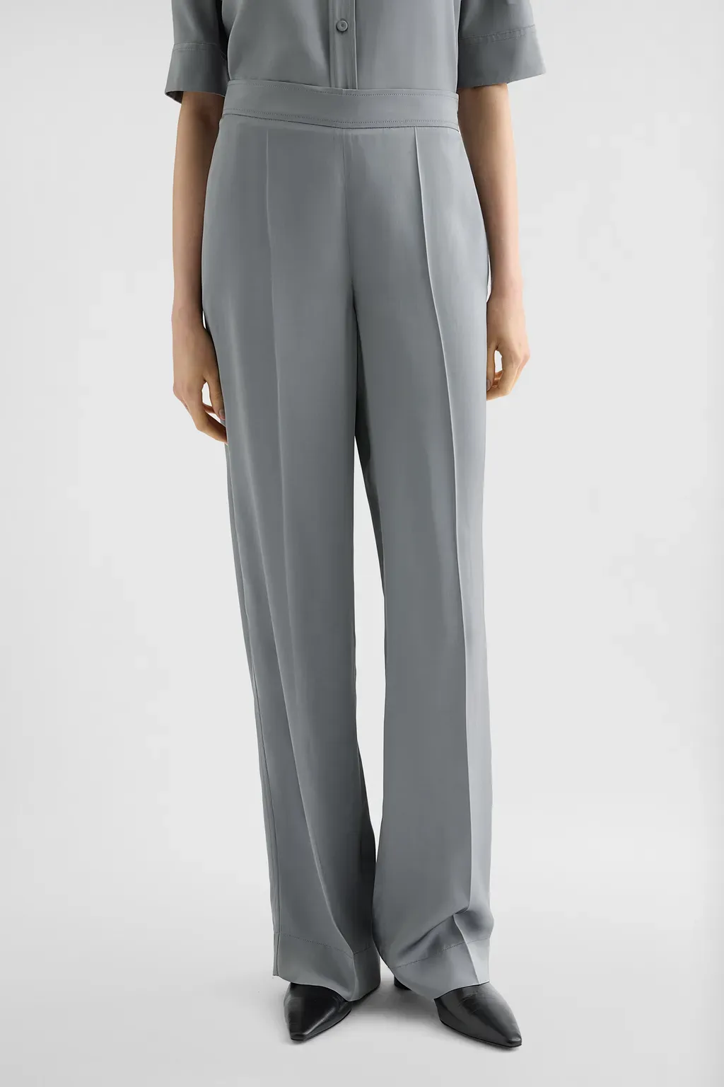 Fluid Viscose Trousers