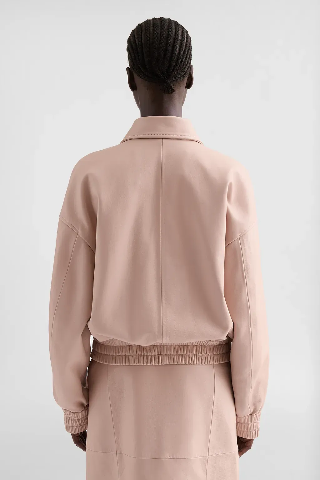 Leather Bomber Jacket