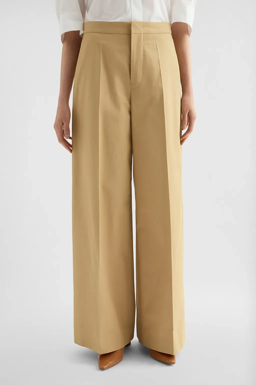 Lightweight Cotton Tailored Trousers