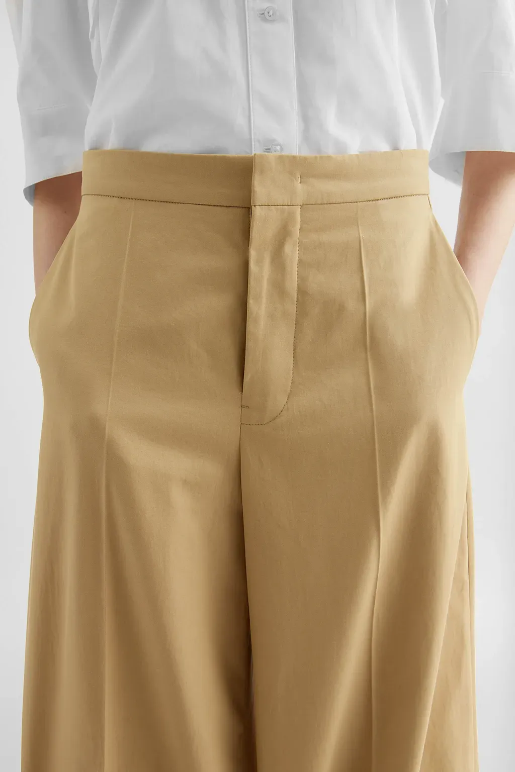 Lightweight Cotton Tailored Trousers