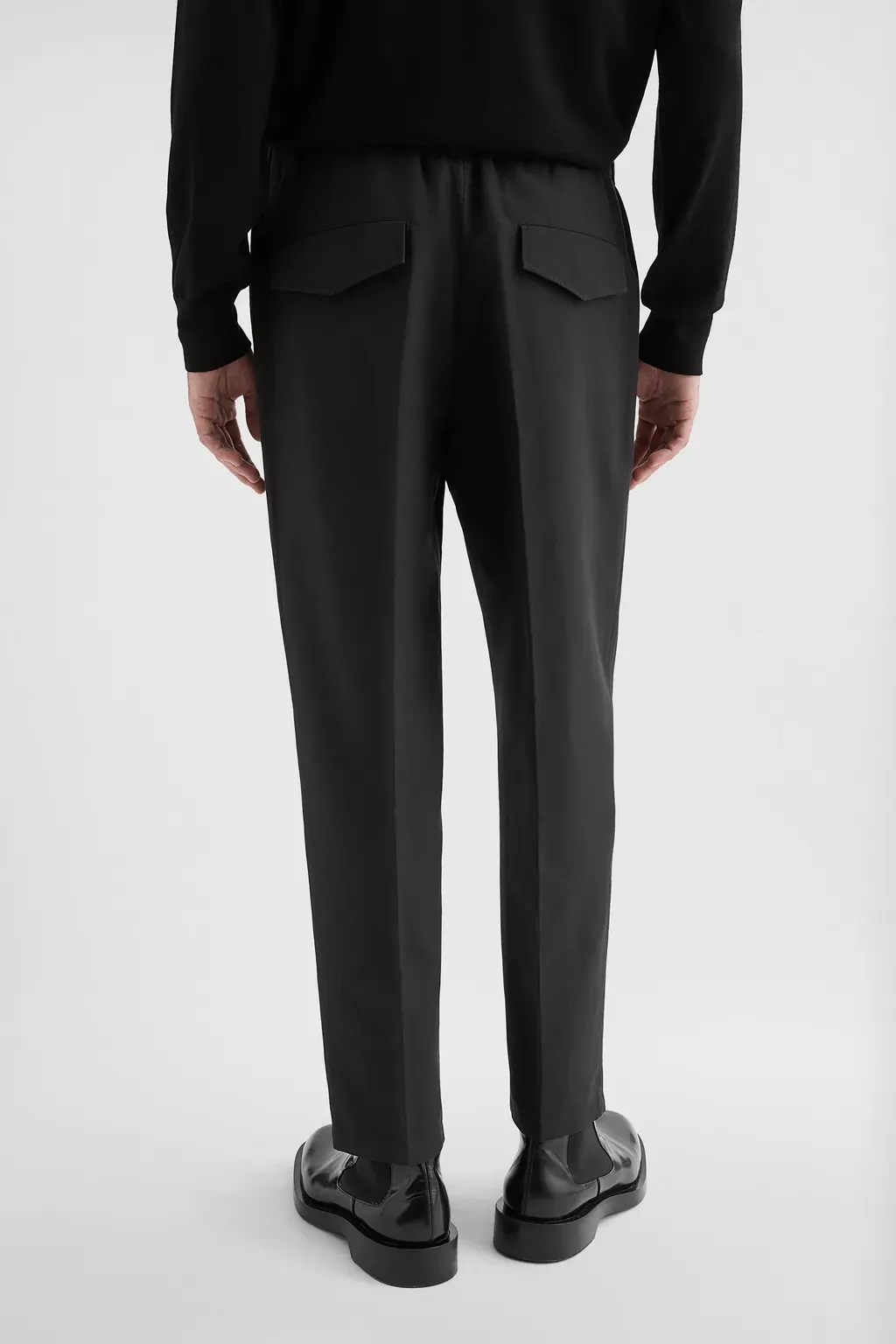 Lightweight Cotton Tapered Trousers
