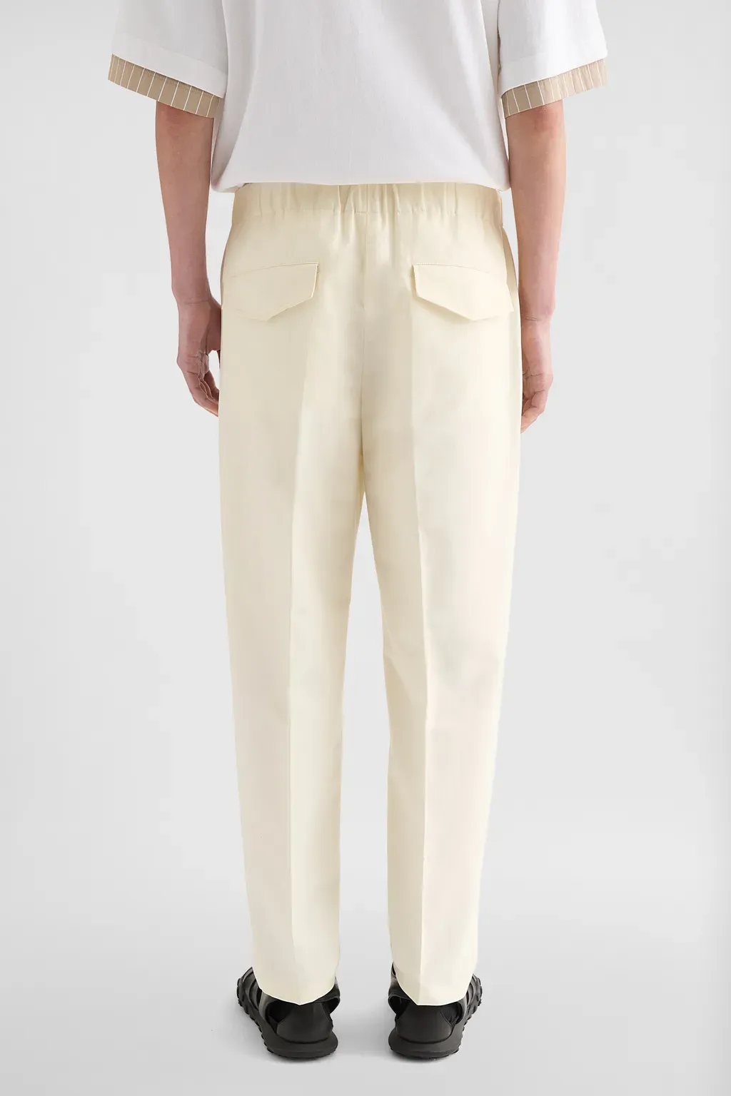 Lightweight Cotton Tapered Trousers