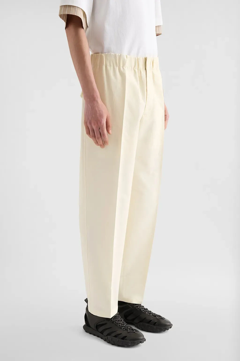 Lightweight Cotton Tapered Trousers