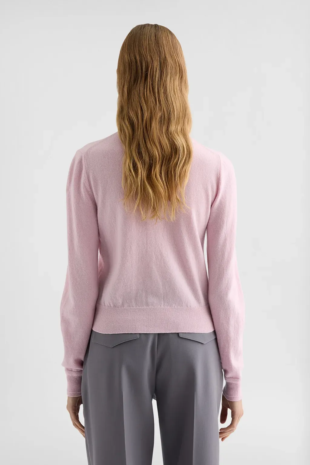 Lightweight Wool Crew-Neck Cardigan