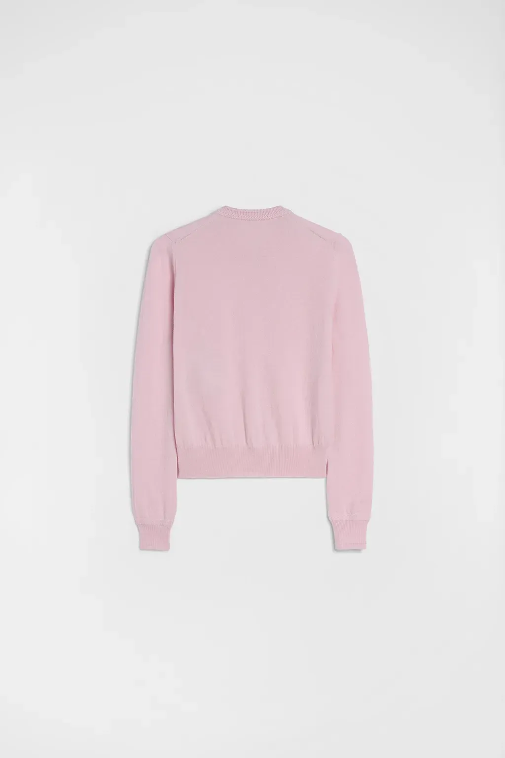 Lightweight Wool Crew-Neck Cardigan