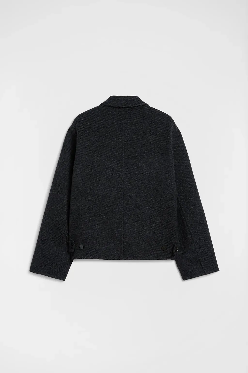 Lightweight Textured Wool Blouson