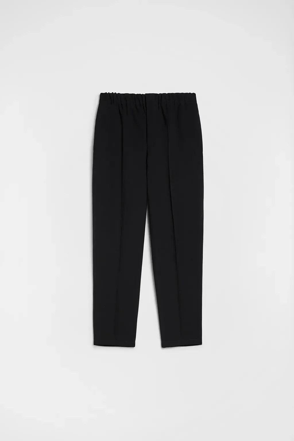 Lightweight Wool Gabardine Tapered Trousers