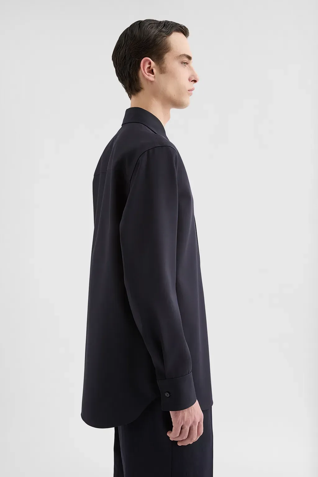 Lightweight Wool Gabardine Shirt