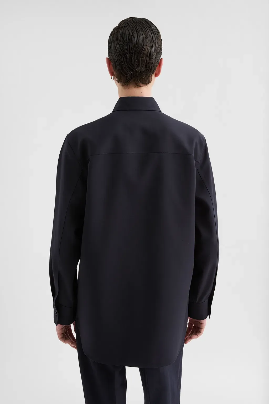 Lightweight Wool Gabardine Shirt