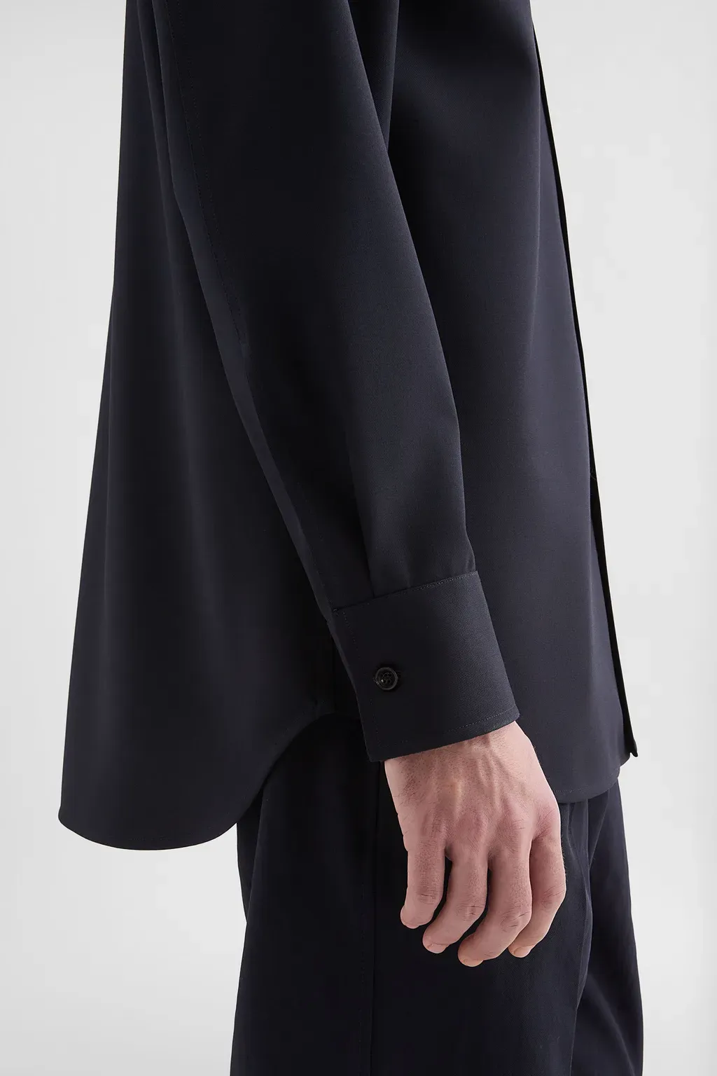 Lightweight Wool Gabardine Shirt