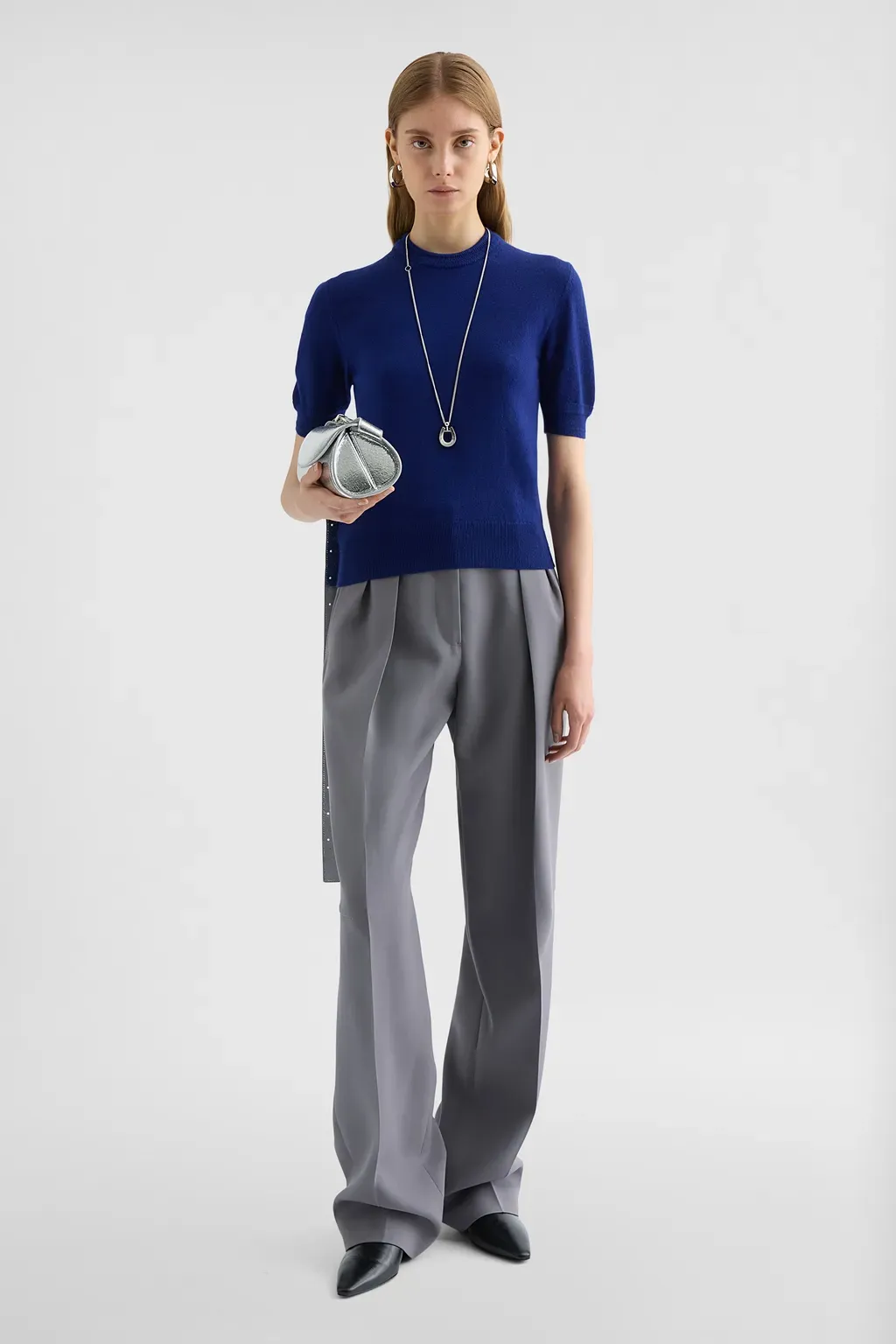Lightweight Wool Knit T-Shirt