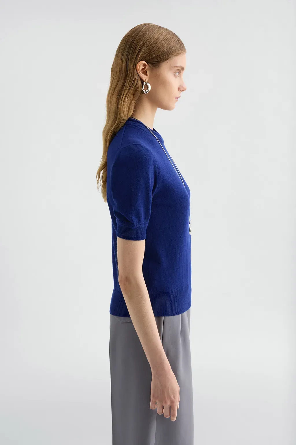 Lightweight Wool Knit T-Shirt