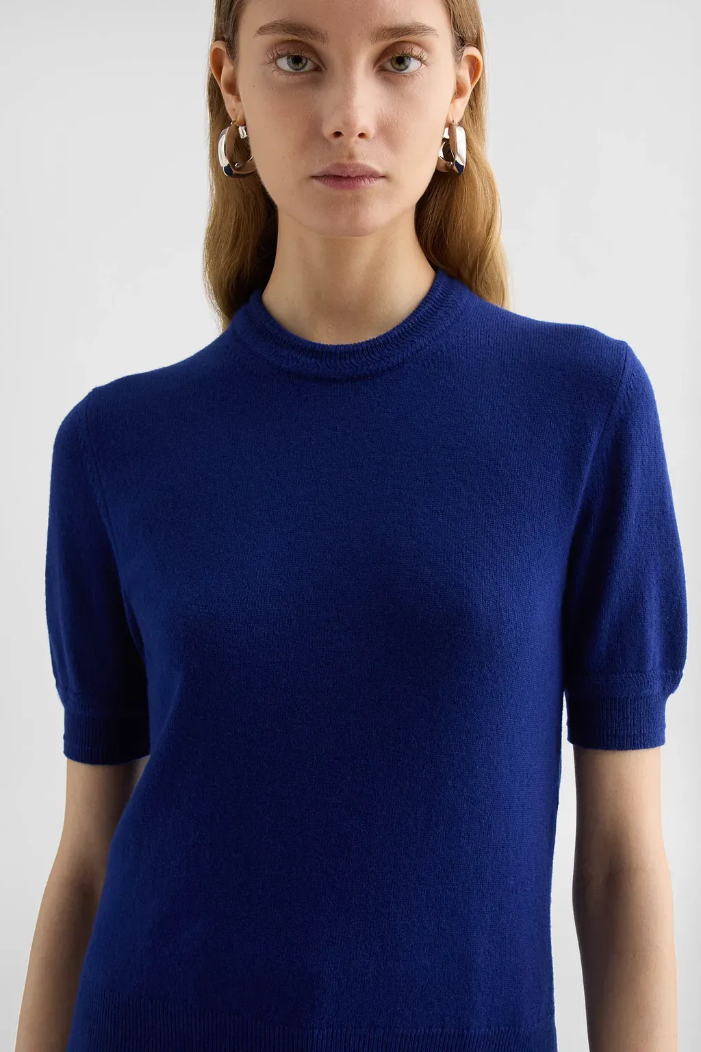 Lightweight Wool Knit T-Shirt