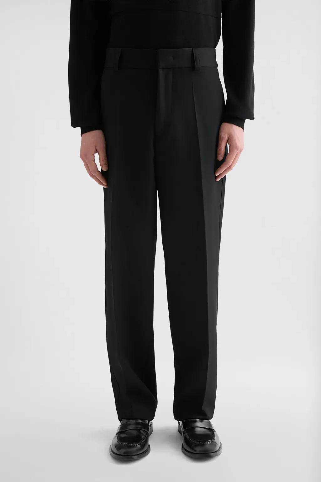 Lightweight Wool Gabardine Trousers