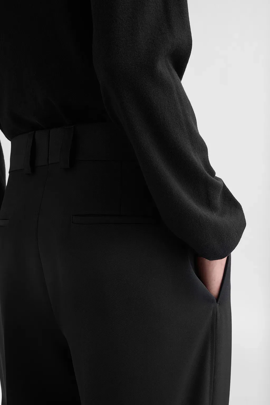 Lightweight Wool Gabardine Trousers