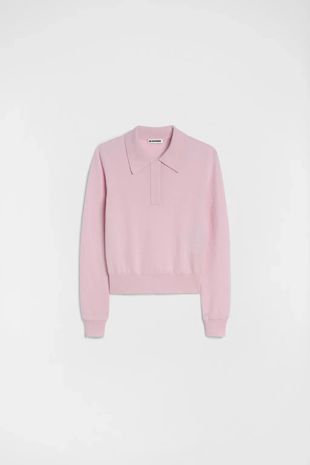 Lightweight Wool Polo Sweater