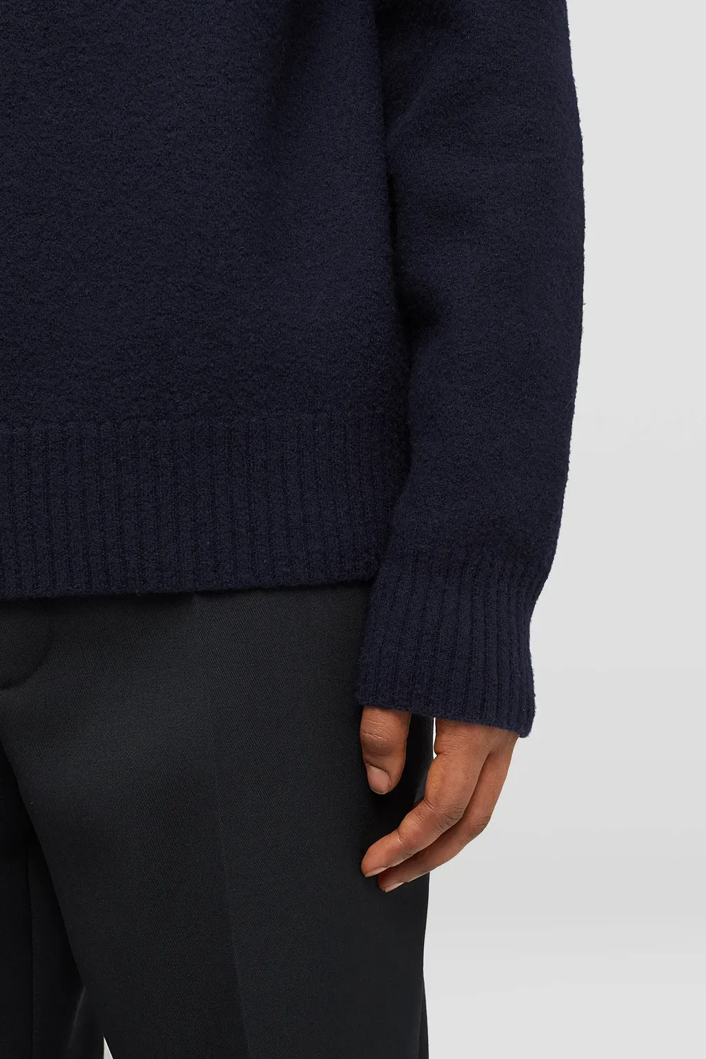 Lightweight Wool High-Neck Sweater