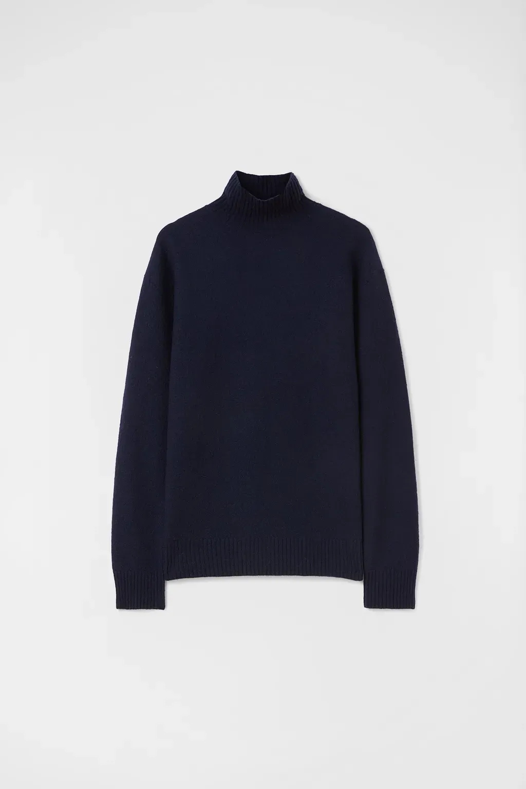 Lightweight Wool High-Neck Sweater