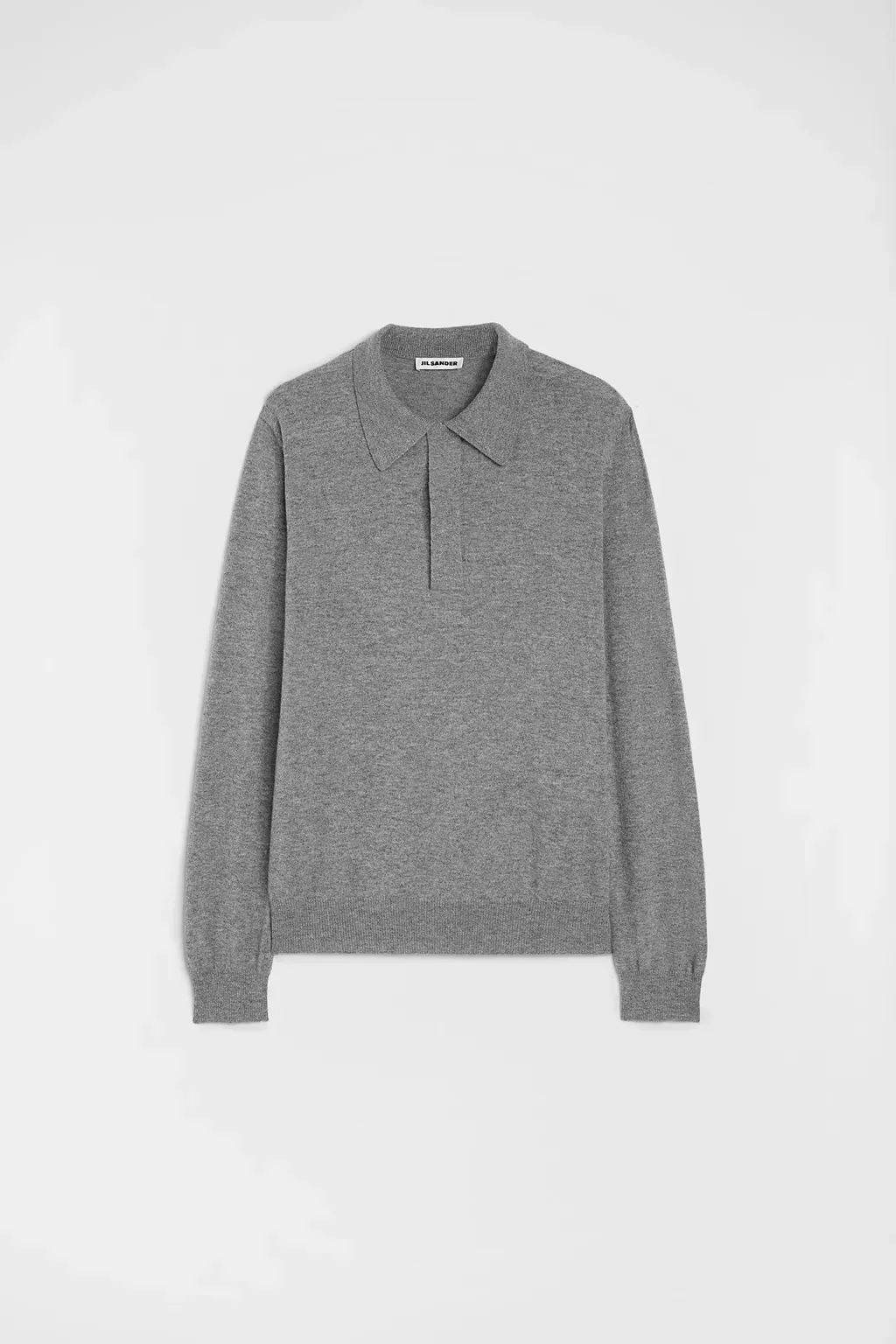 Lightweight Wool Polo Sweater