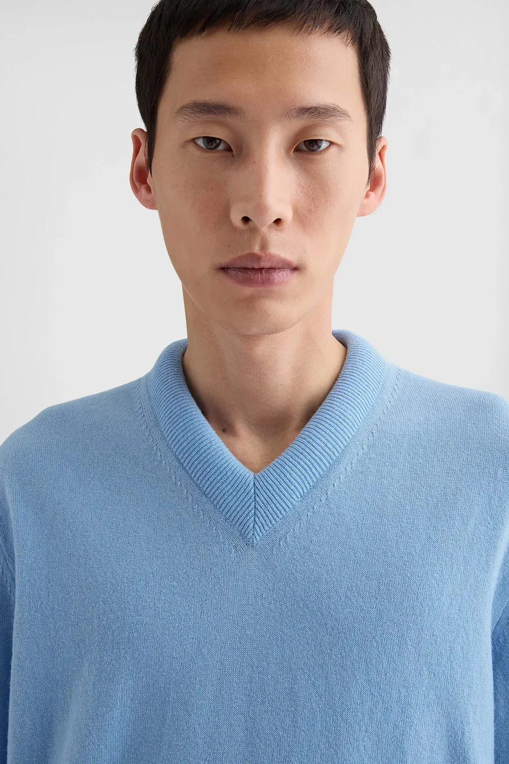 Lightweight Wool V-Neck Sweater
