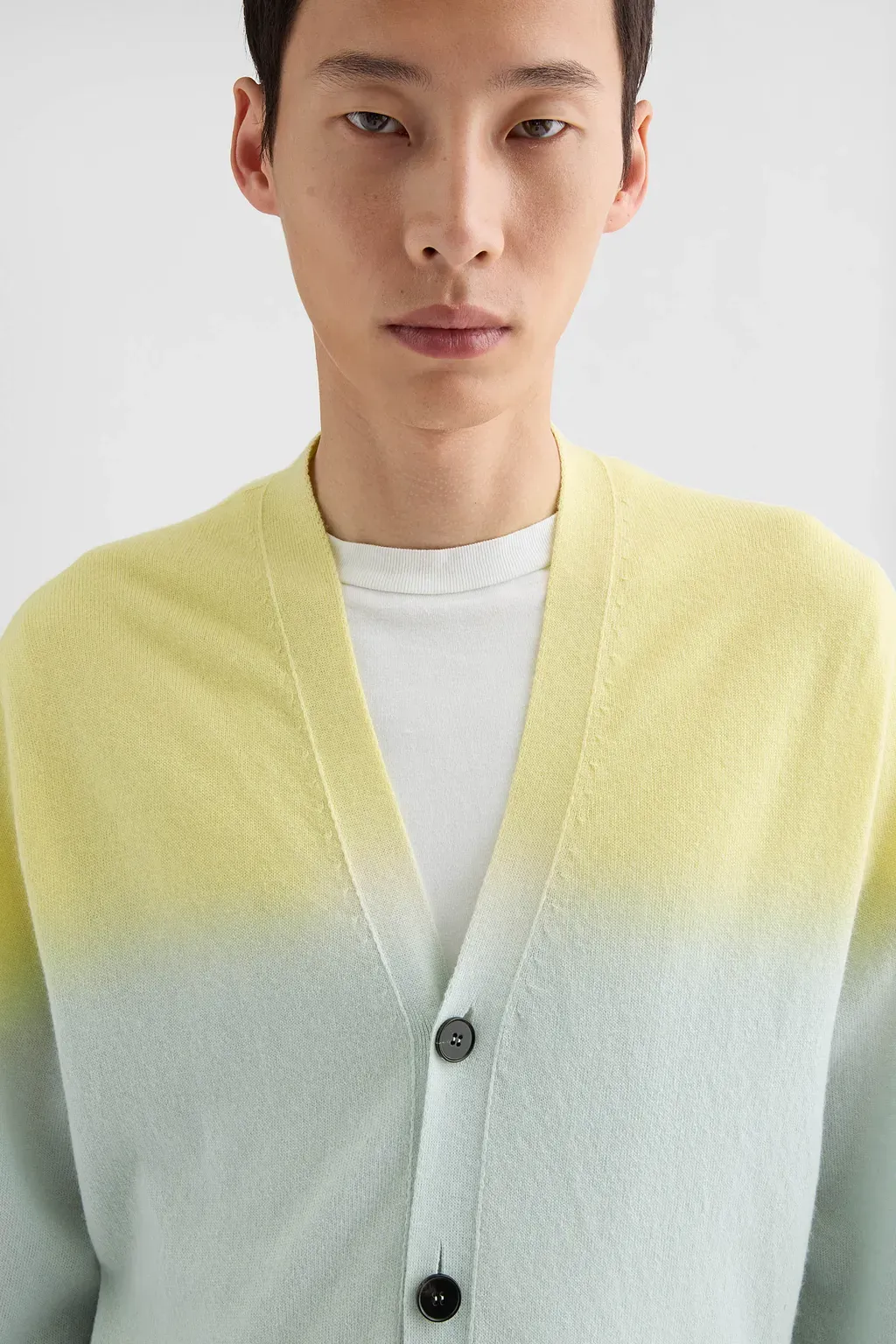 Lightweight Wool V-Neck Cardigan