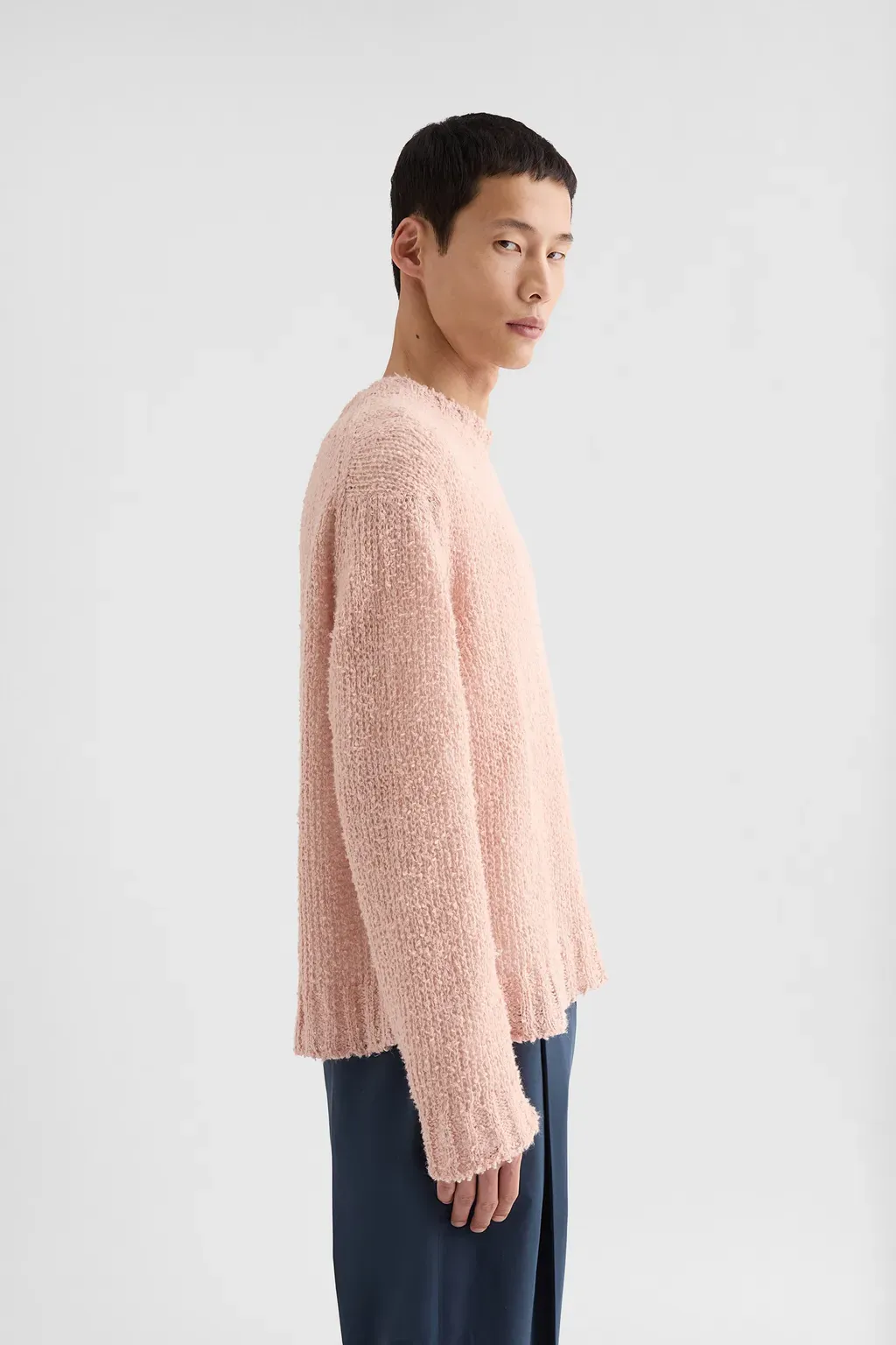 Linen Crew-Neck Sweater