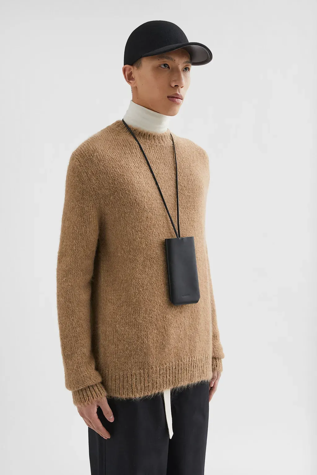 Midweight Wool Blend Crew-Neck Sweater