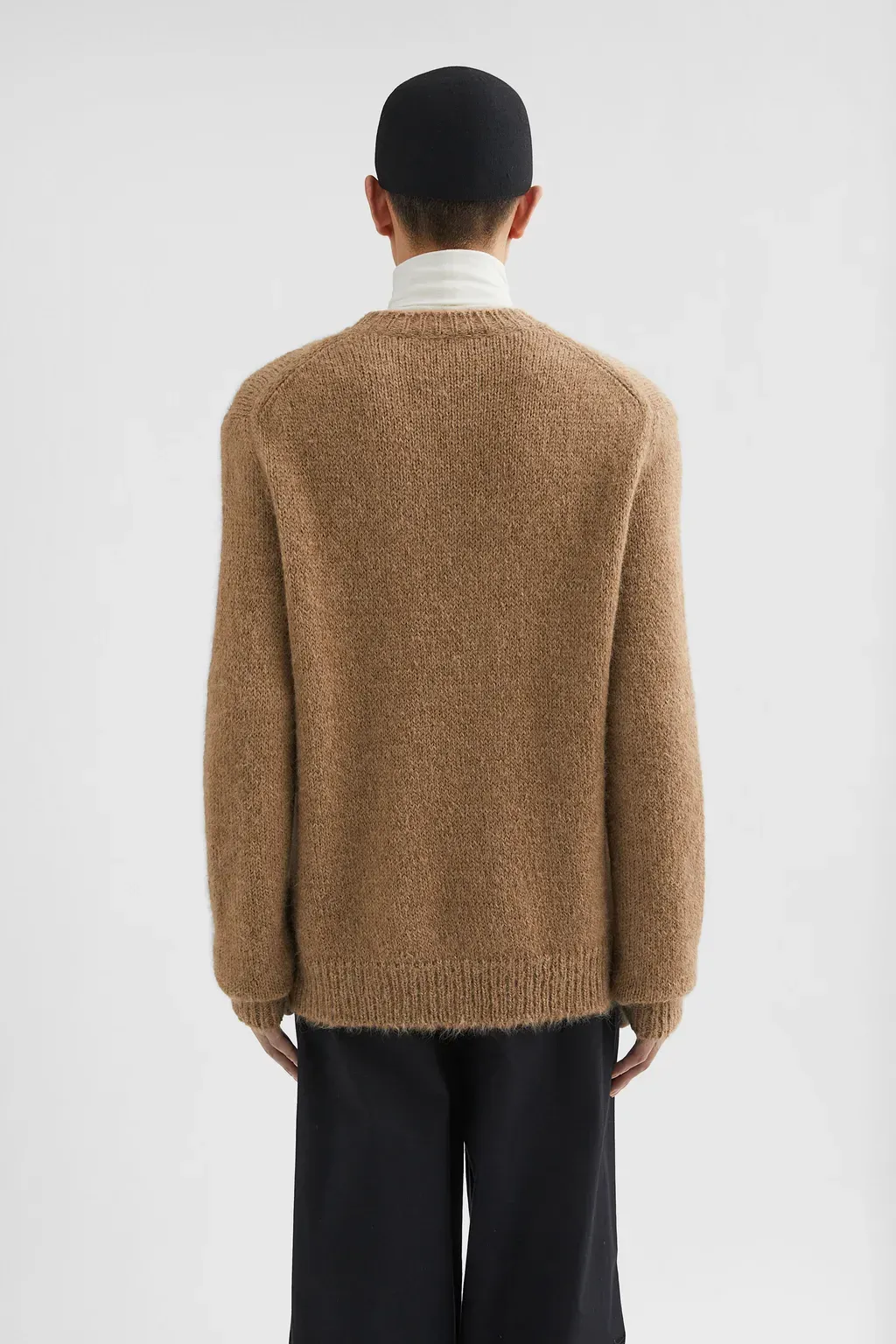 Midweight Wool Blend Crew-Neck Sweater