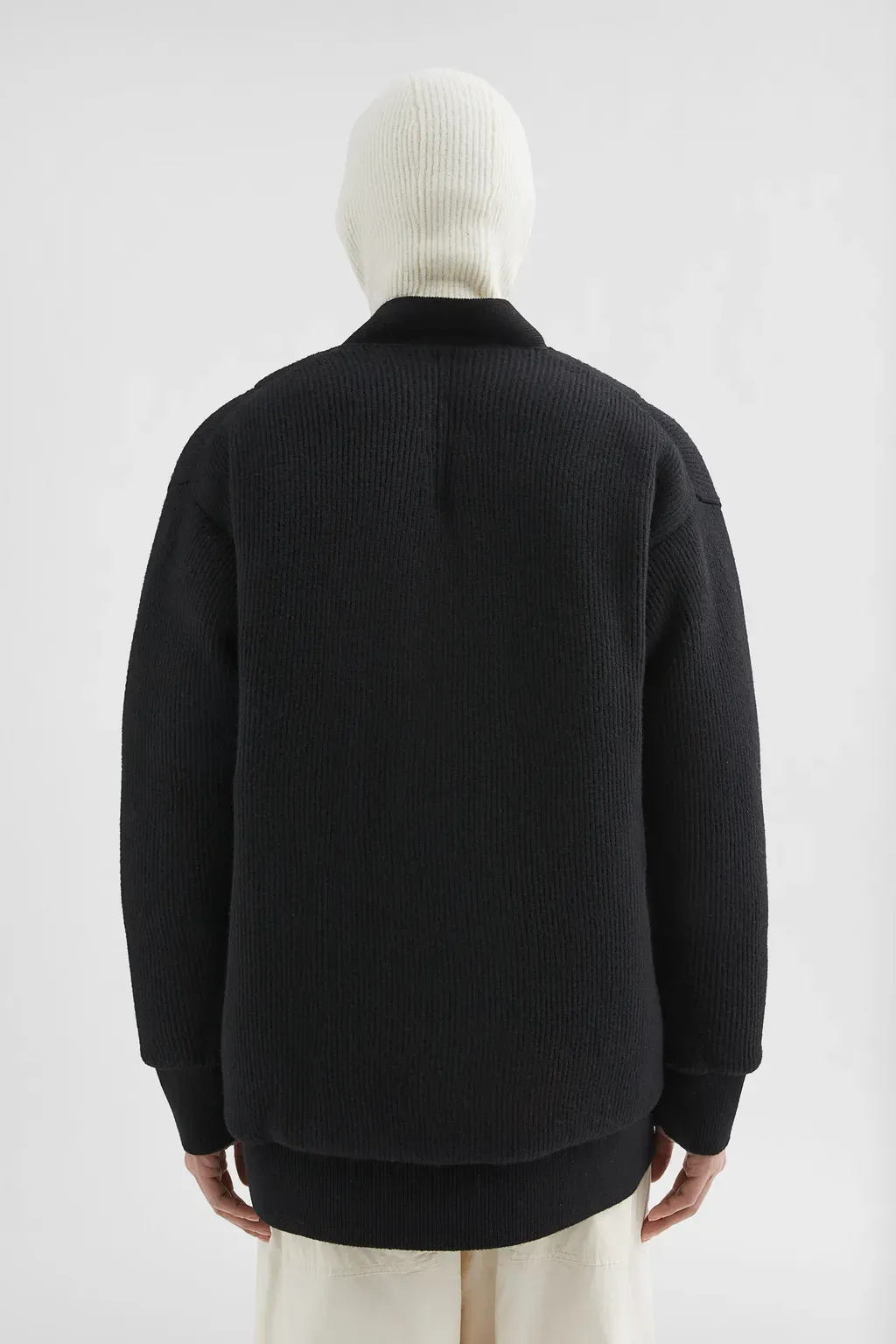 Padded Wool Cardigan
