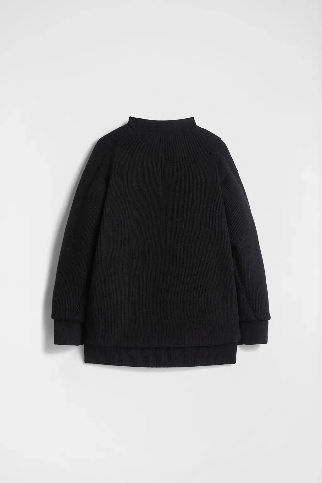 Padded Wool Cardigan
