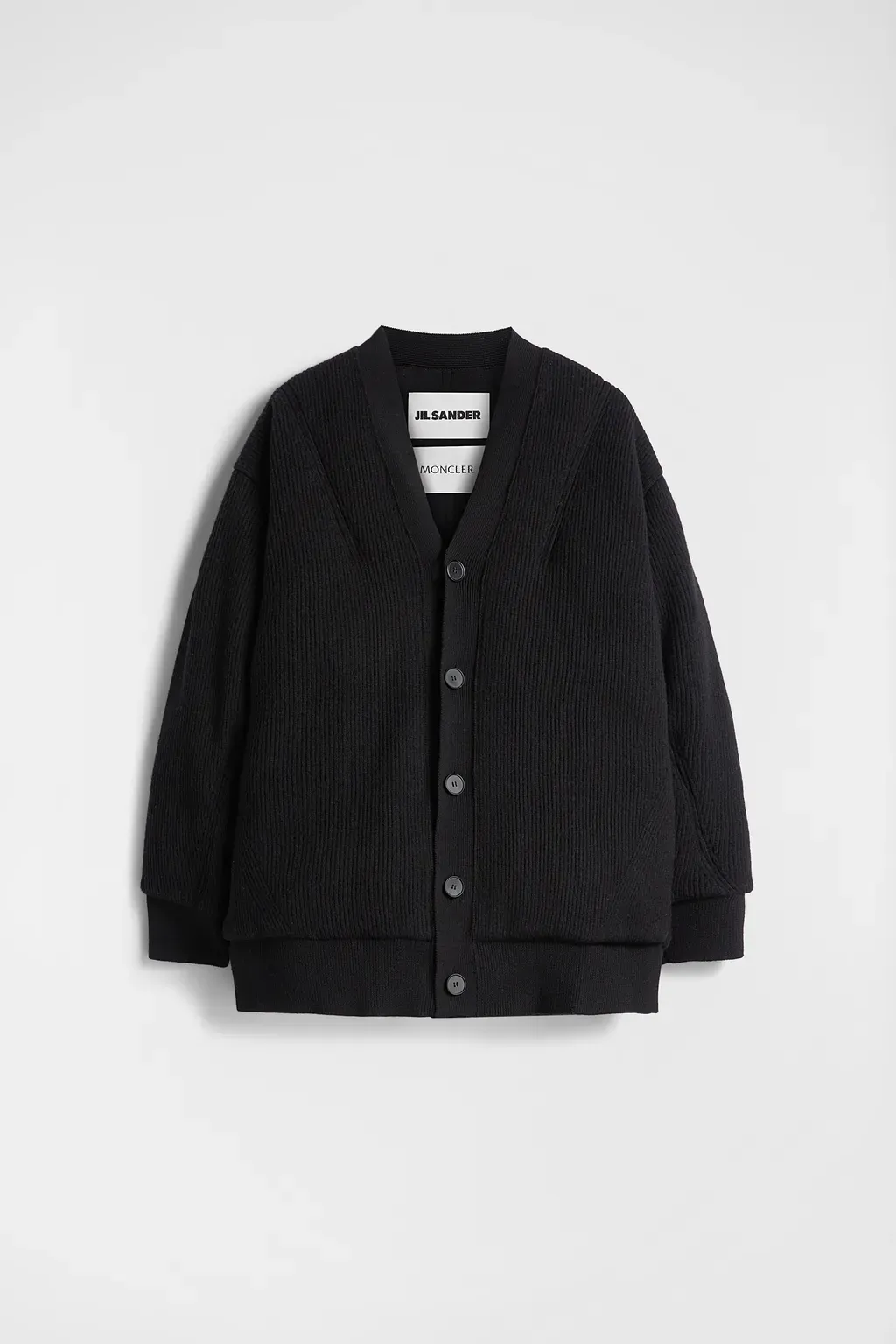 Padded Wool Cardigan