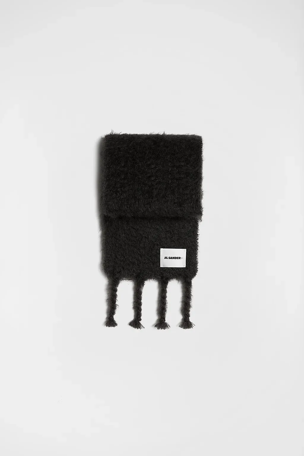 Slim Wool Blend Scarf