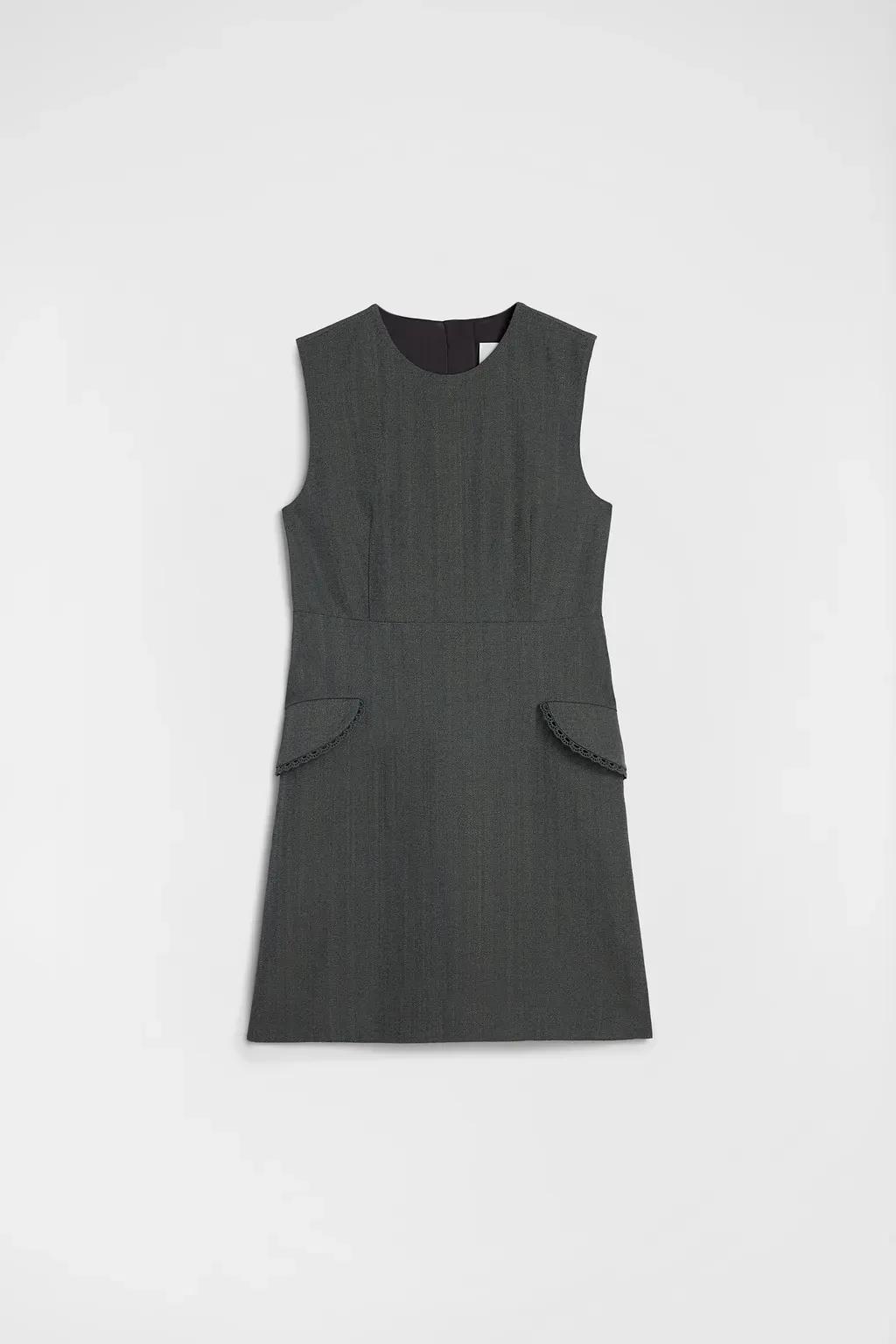 Silk Blend Mini Dress