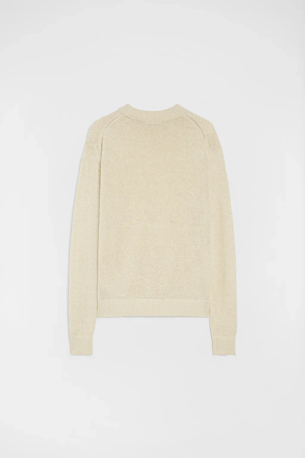 Silk Blend Crew-Neck Sweater
