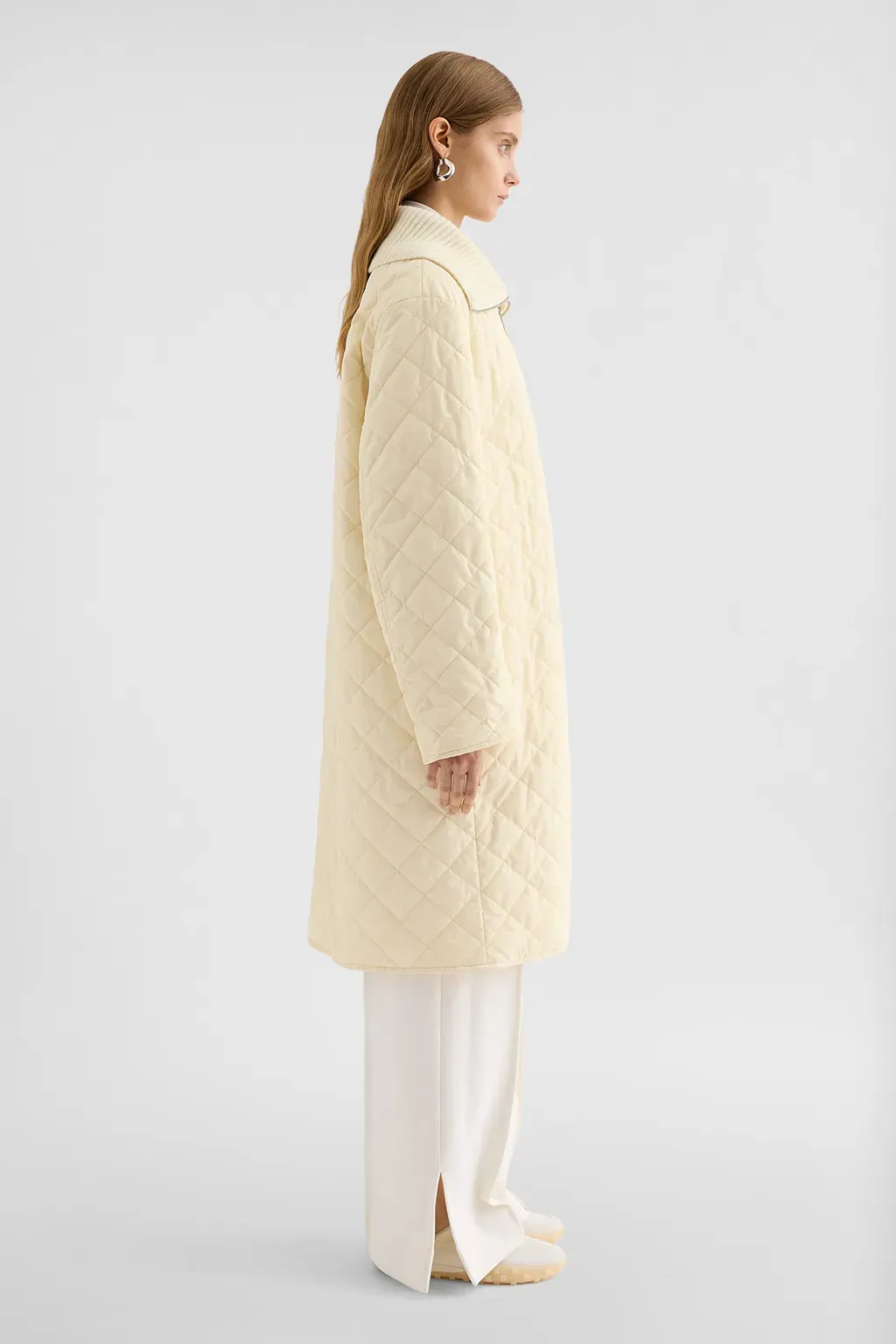 Taffeta Quilted Down Coat