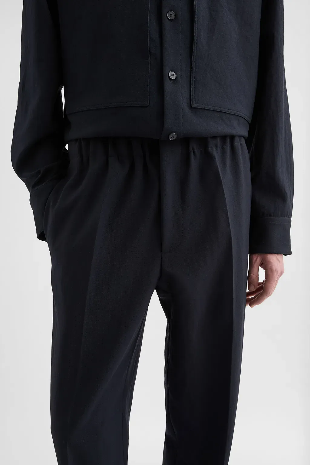 Technical Serge Tapered Trousers