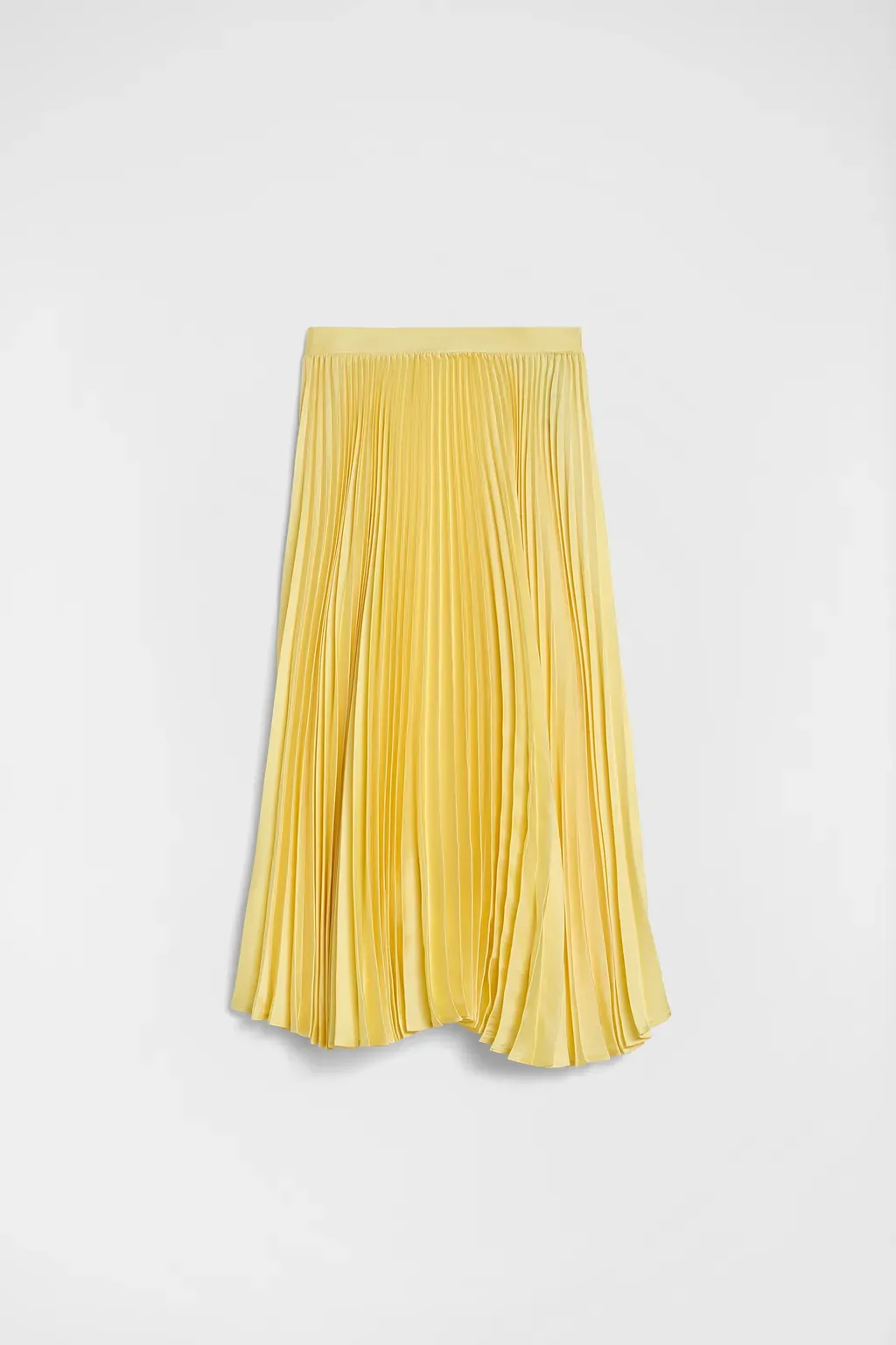 Technical Twill Pleated Skirt