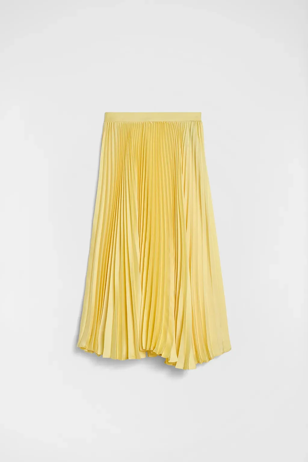 Technical Twill Pleated Skirt