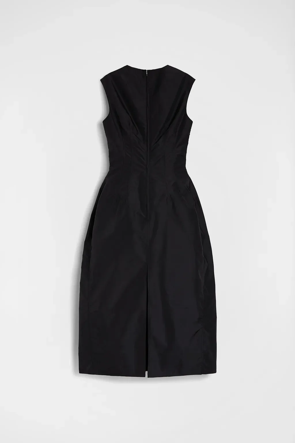 Technical Faille Cut-Out Dress