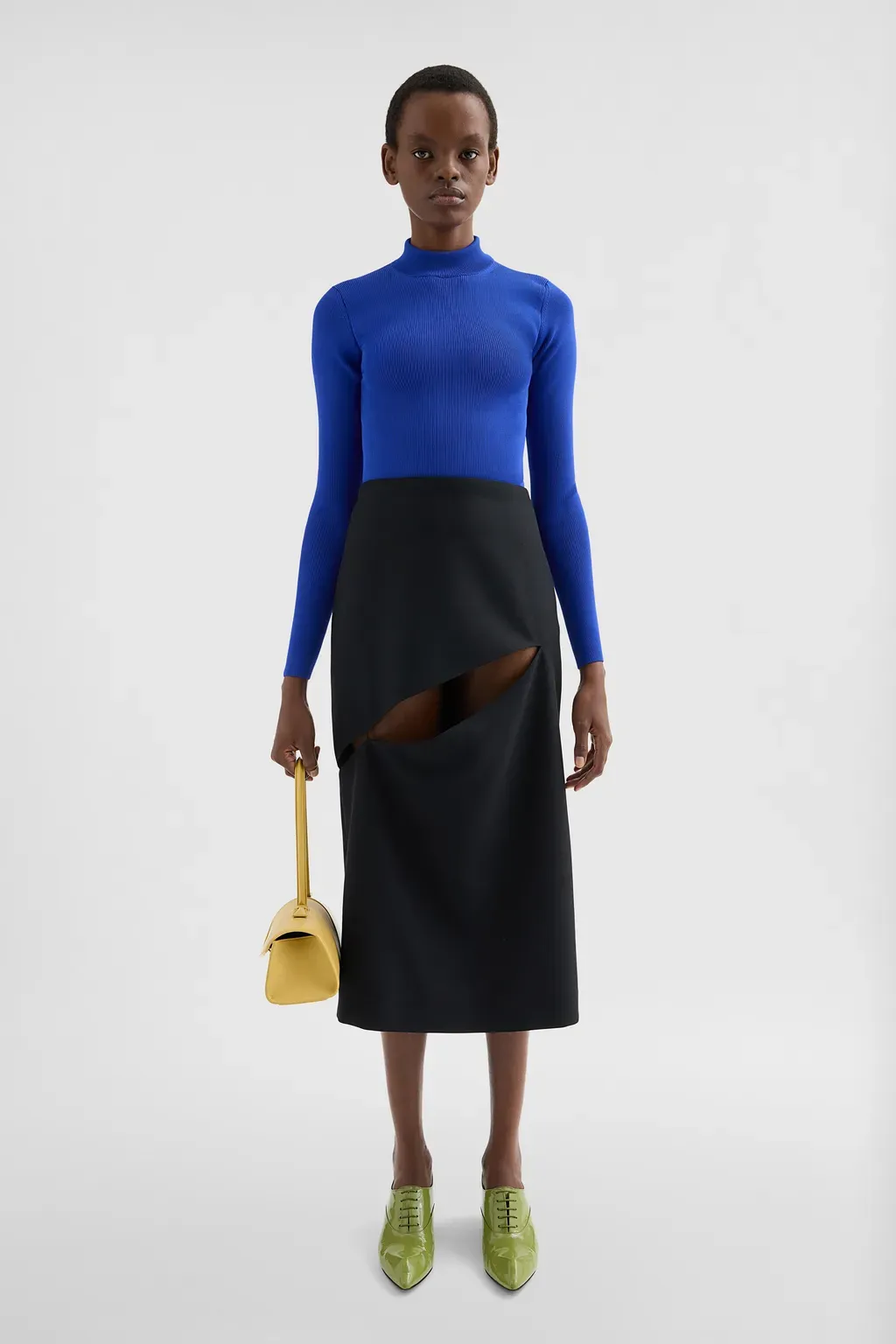 Technical Mock-Neck Sweater