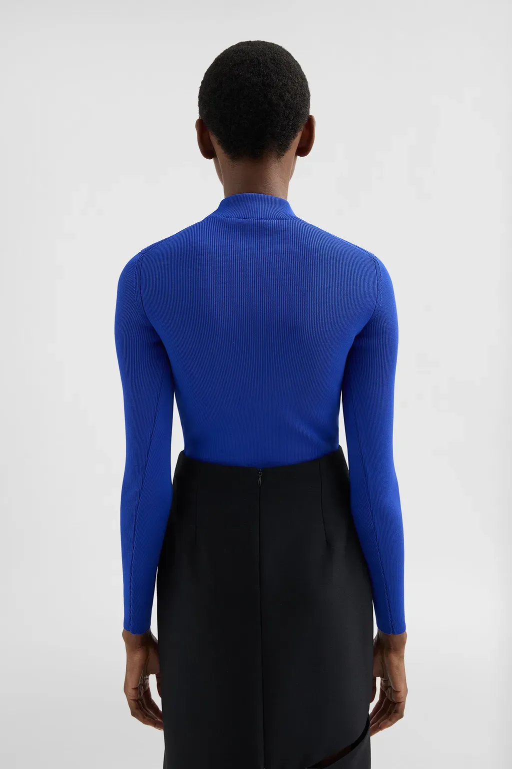 Technical Mock-Neck Sweater