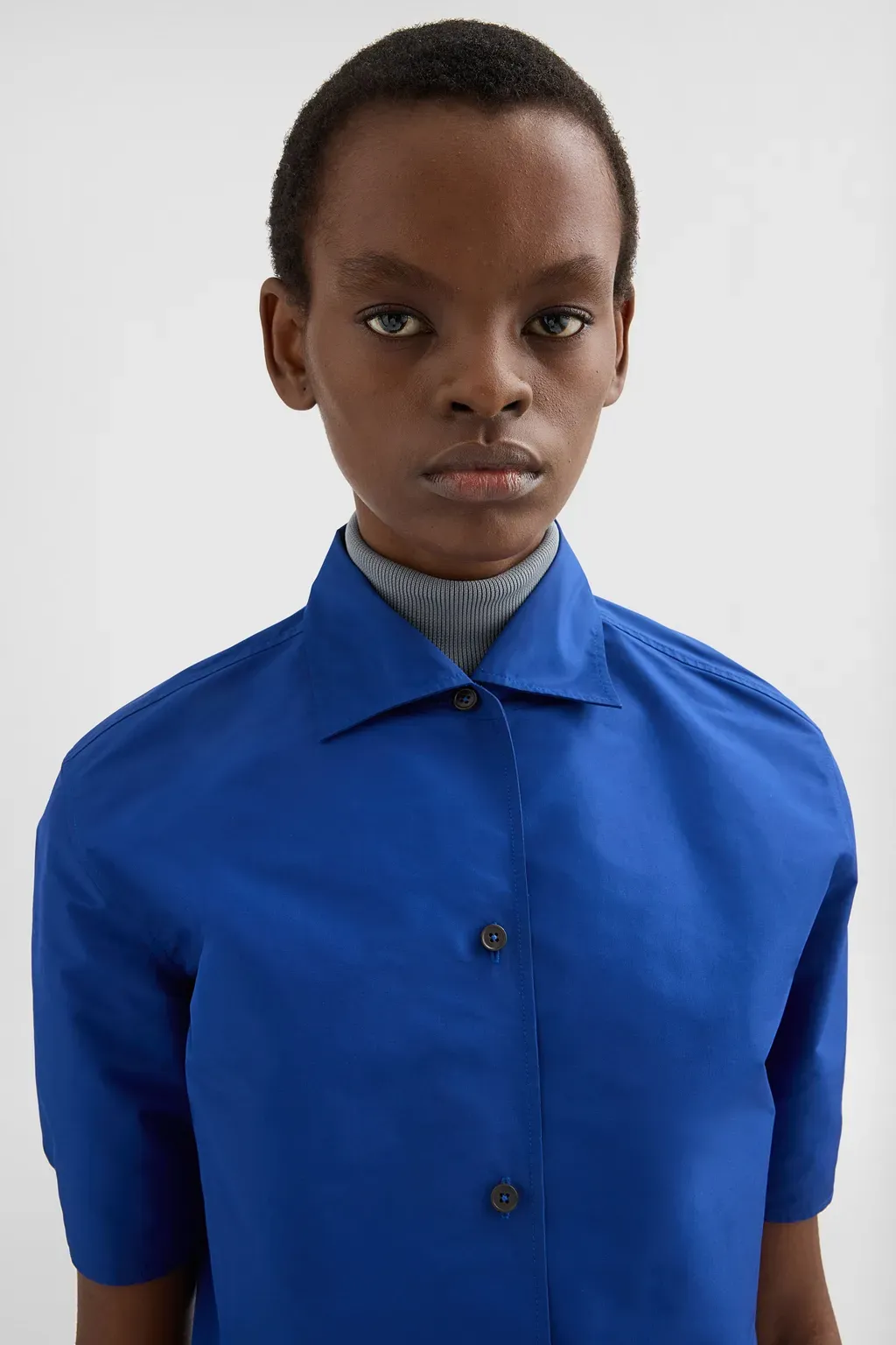 Technical High-Neck Plastron