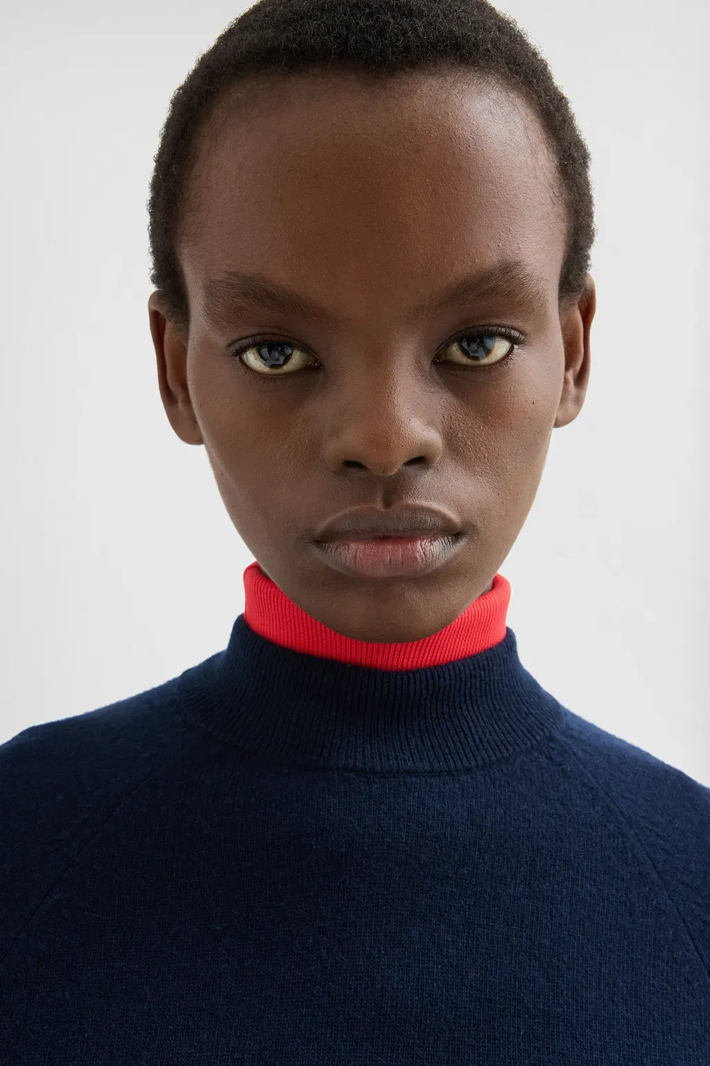 Technical High-Neck Plastron