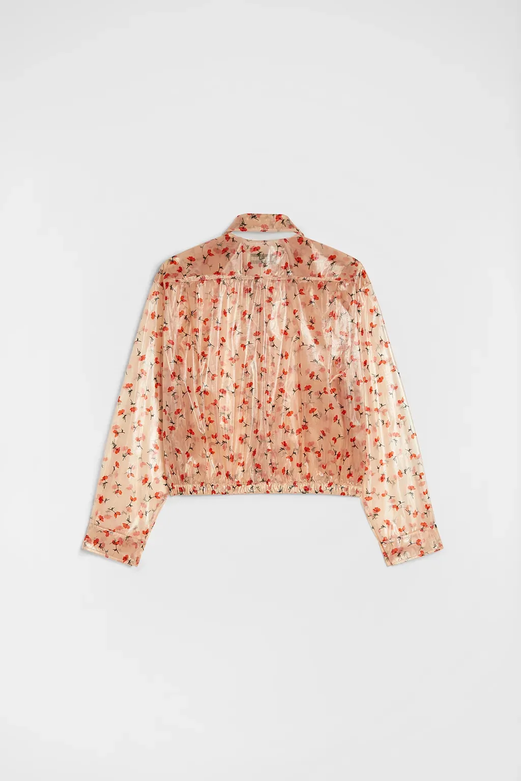 Technical Organdy Printed Blouson