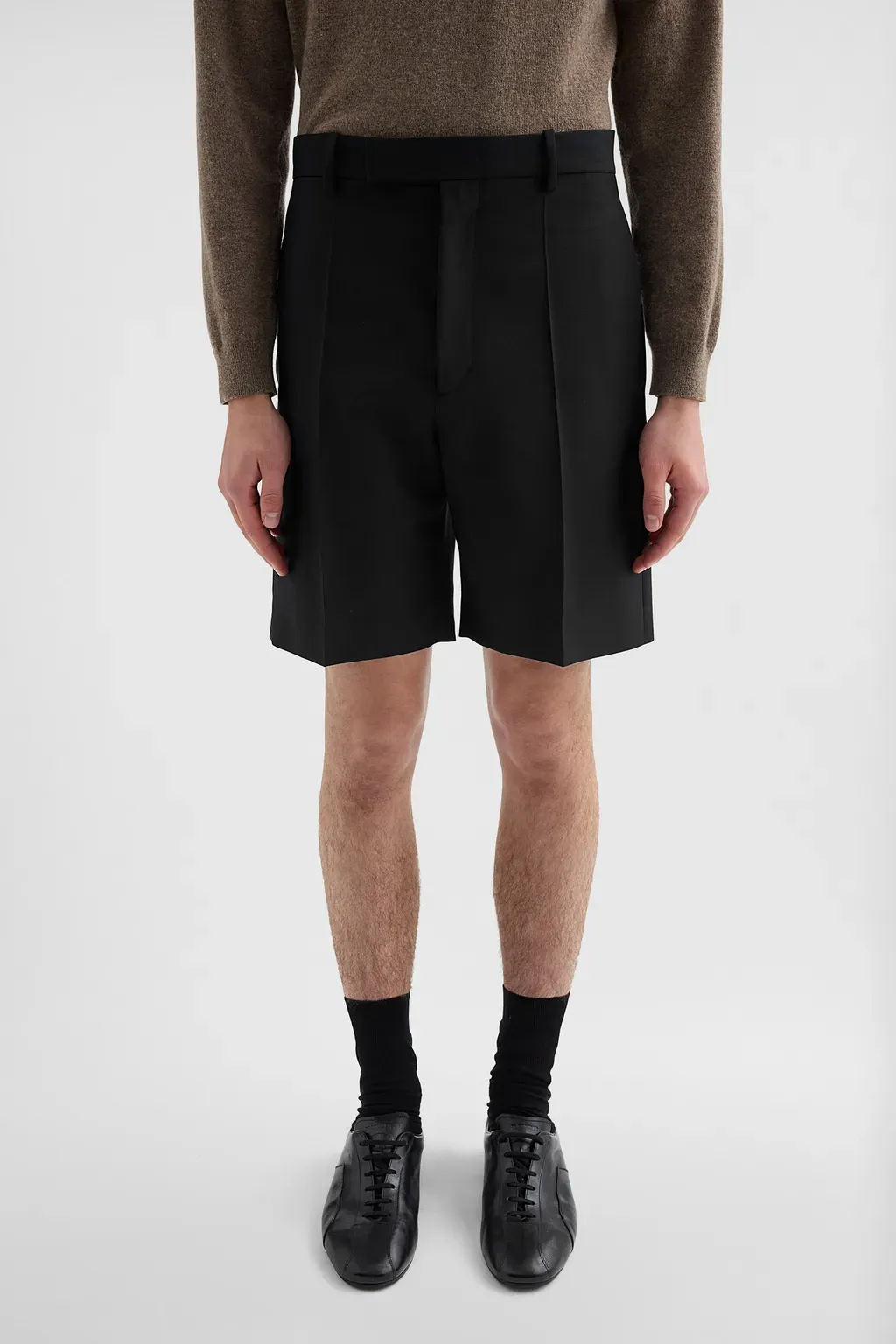 Wool Canvas Shorts