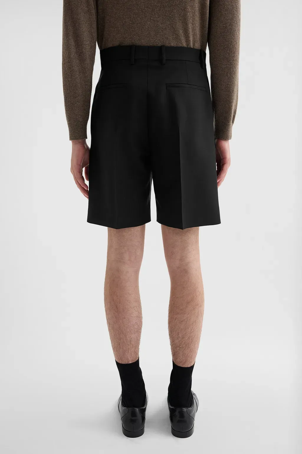Wool Canvas Shorts