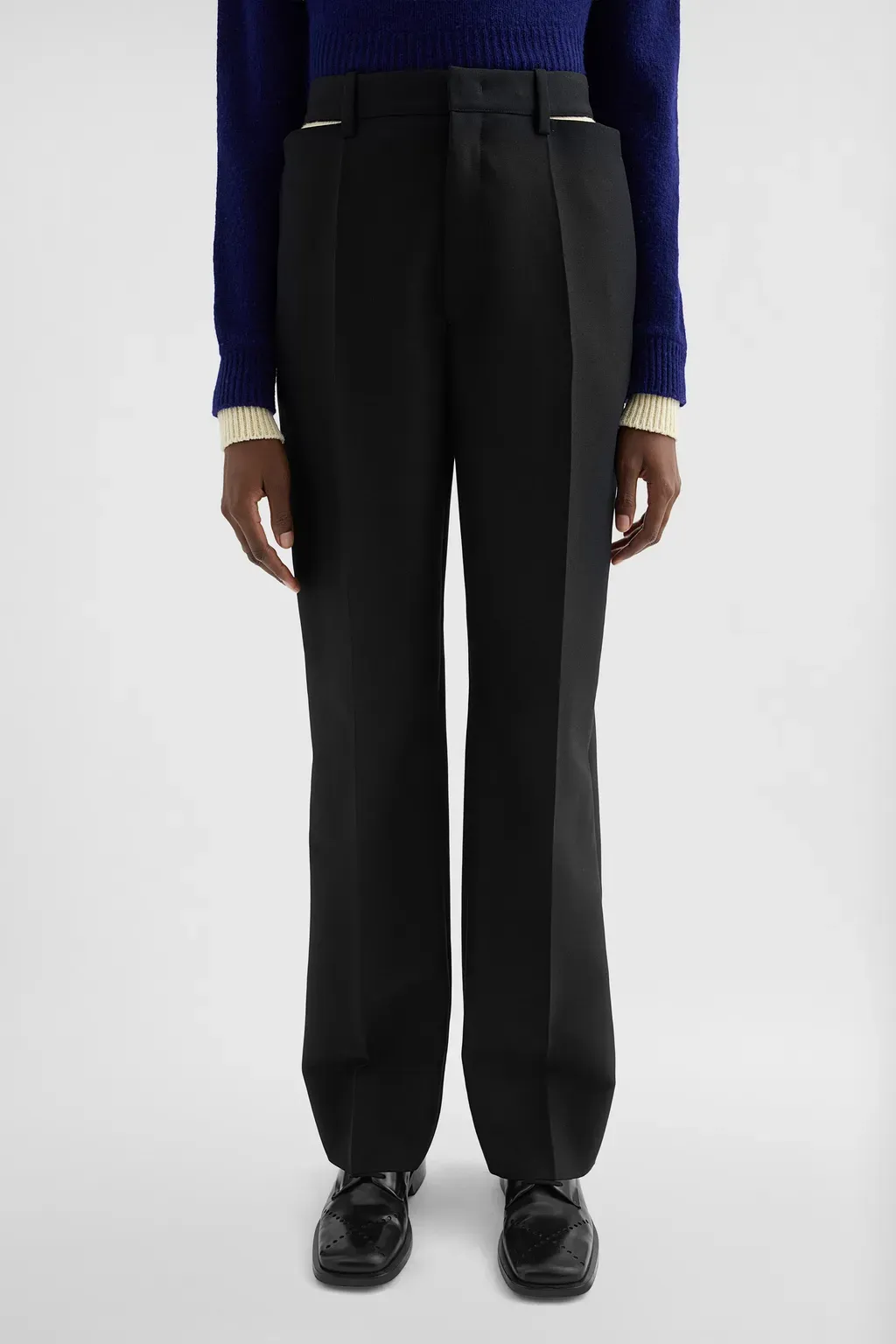 Wool Blend Trousers