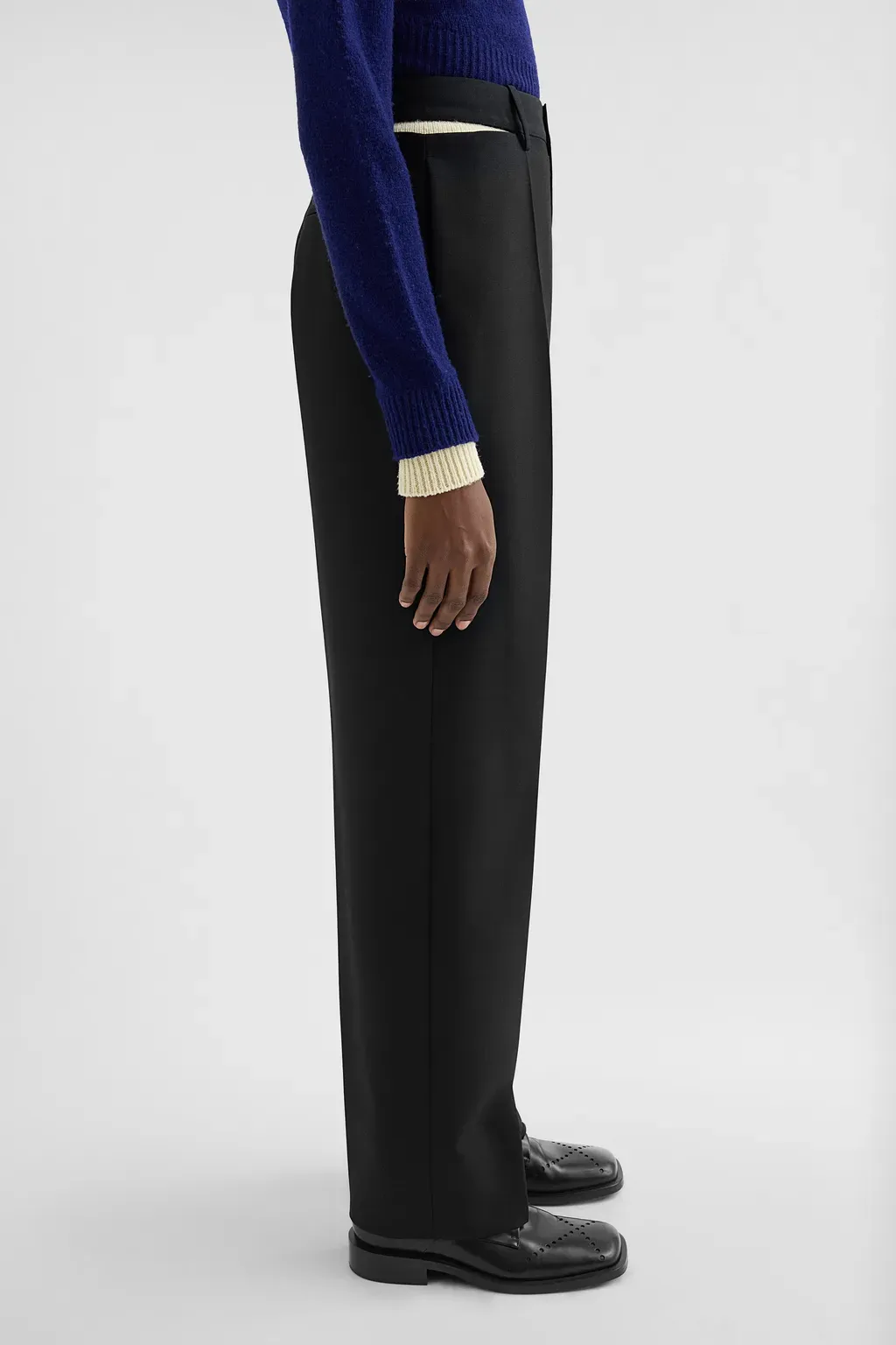 Wool Blend Trousers