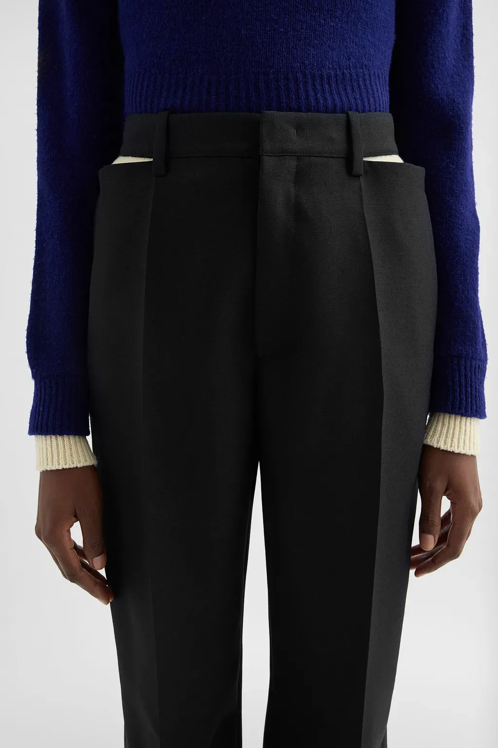 Wool Blend Trousers