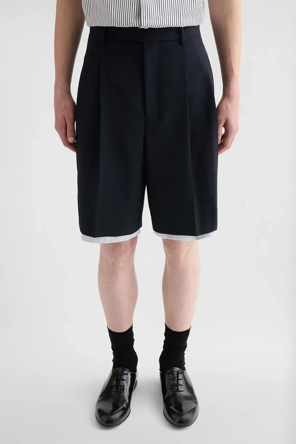 Wool Canvas Shorts
